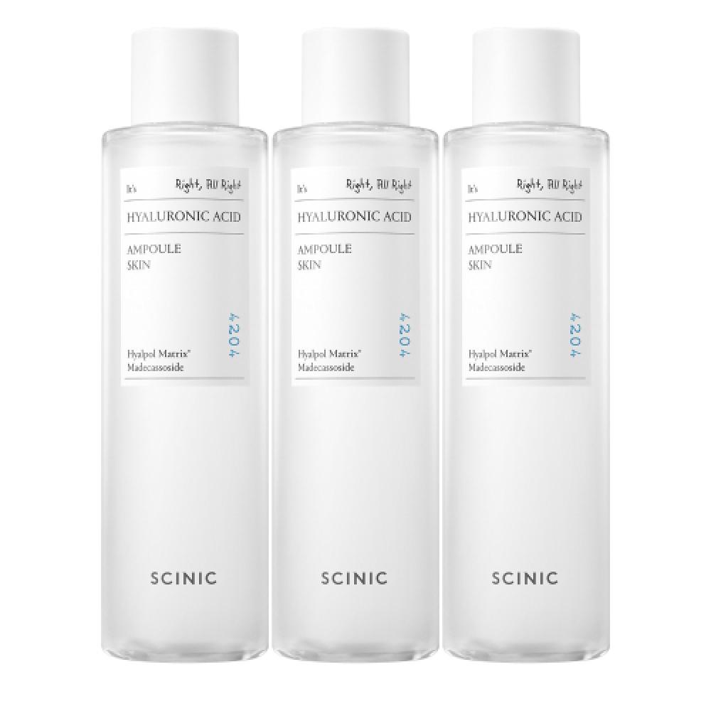 Scinic Hyaluronan Ampoule Skin 300ml 3pcs NONE