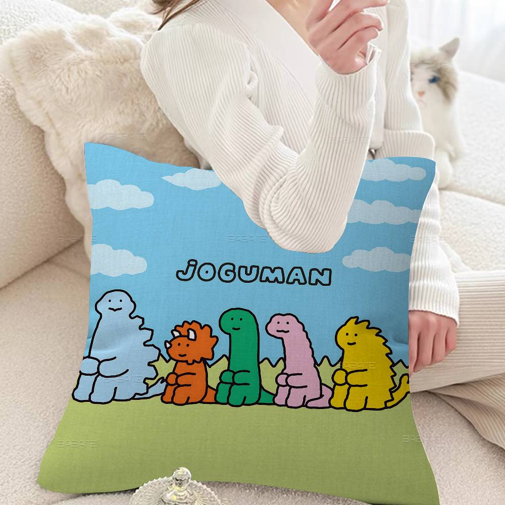 Cartoon J-Joguman Pillow Gift Home Office Decoration Bedroom Sofa Car Cushion Cover Case 45X45