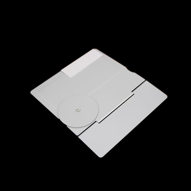 Perpetual Aluminum Ultra Thin Desk Calendar Bilingual English Chinese Custom Engravable Office Desktop Advertising Business Gift