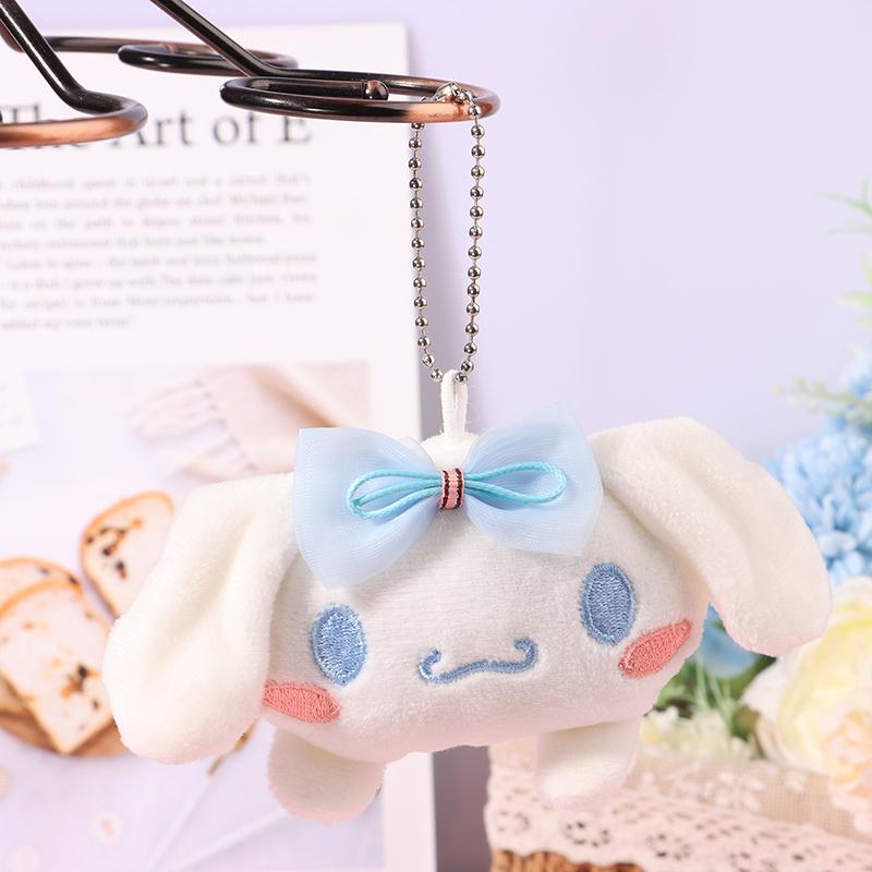 Sanrio Plush Toy Cinnamoroll Kulomi Melodydoll Pendant Keychain Car Bag Decor