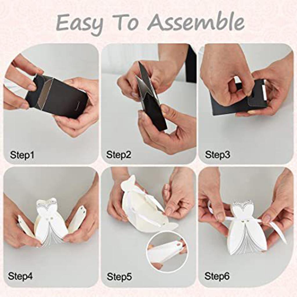 Europäischen Stil Candy Boxen Candy Storege Taschen 50Sets 100PCS Smoking Hochzeit Kleid Muster für Hochzeiten