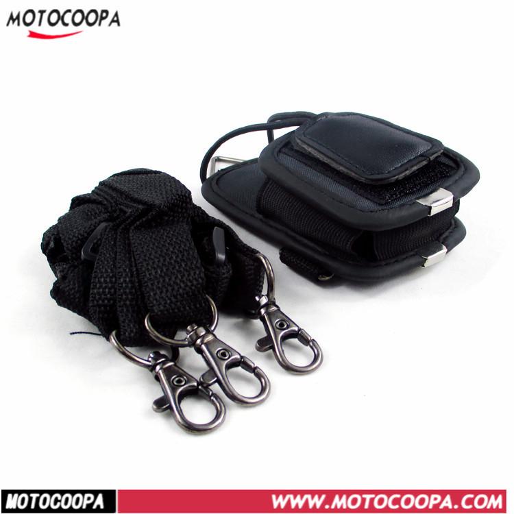 Meiteke Walkie-talkie Leather Case with Adjustable Shoulder Strap and Three-point Harness