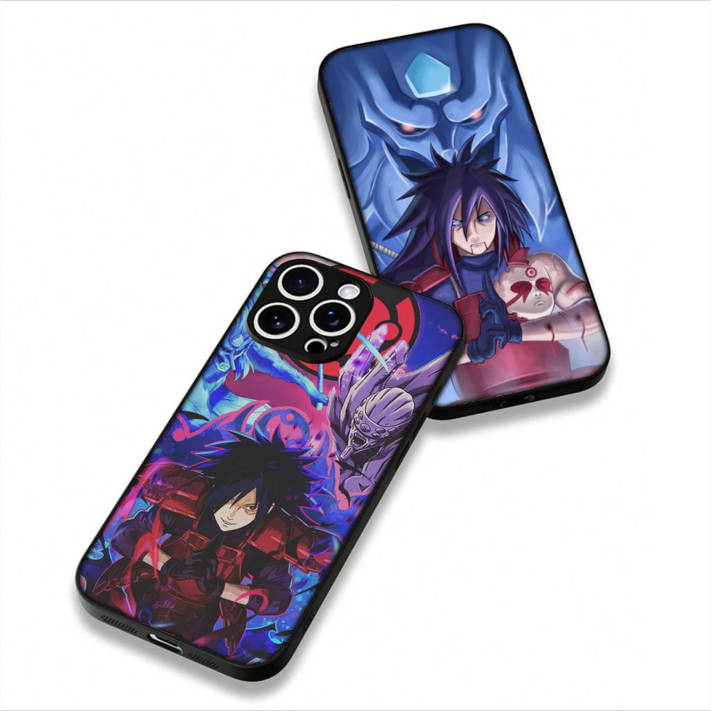 For Apple iPhone 16 15 14 Plus 13 12 Mini 17 Pro Max + 16E Air 16+ ProMax Phone Cover Case Akatsuki Narutos Uchiha Madaras