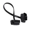 Car Auto 16 Pin Male to Female   Extension Cable Diagnostic Adapter 30cmCelsius12inch Length