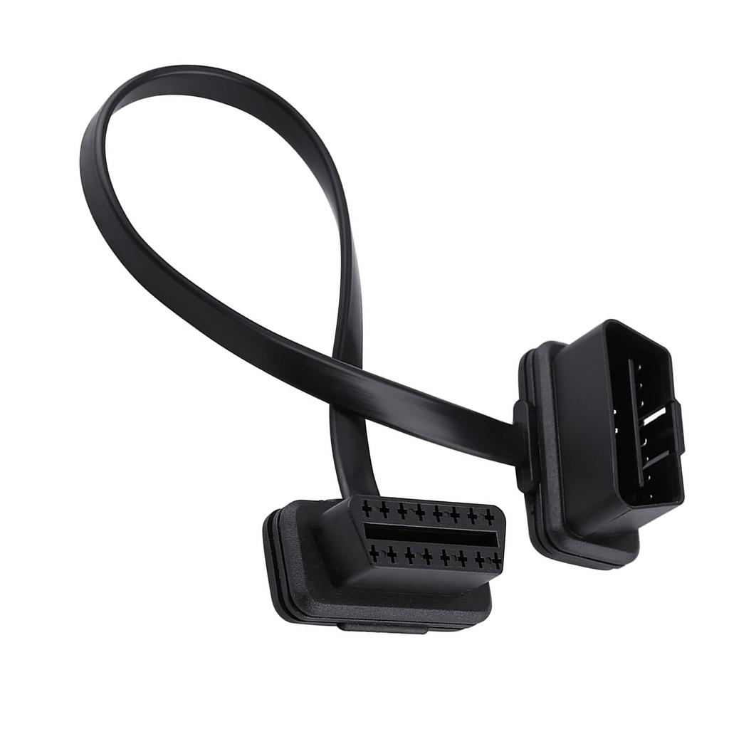 Car Auto 16 Pin Male to Female Extension Cable Diagnostic Adapter 30cmCelsius12inch Length