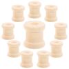 20Pcs 100pcs Unfinished Wood Spools DIY Craft Bobbins for Weaving Sewing String Holder Handmade Jewelry Making Supply Kit
