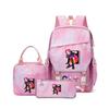 Witch Hunters Three-Piece Backpack Kpop Demon Unters Printed Backpack Lunch Bag