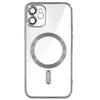 MagSafe Case for iPhone 11 - Silicone Camera Protection, Contoured Chrome Silver