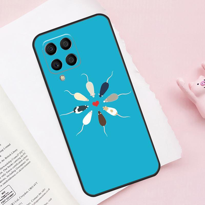 Mouse Rat For Samsung Galaxy M23 M33 M53 M13 M11 M51 M14 M34 M54 M20 M30s M12 M52 M15 M55 M32 Case