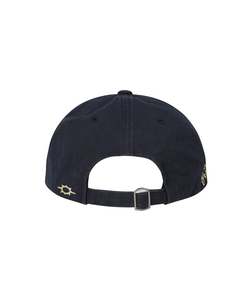 Lujeoseukeulleob Washed Logo Cap Navy
