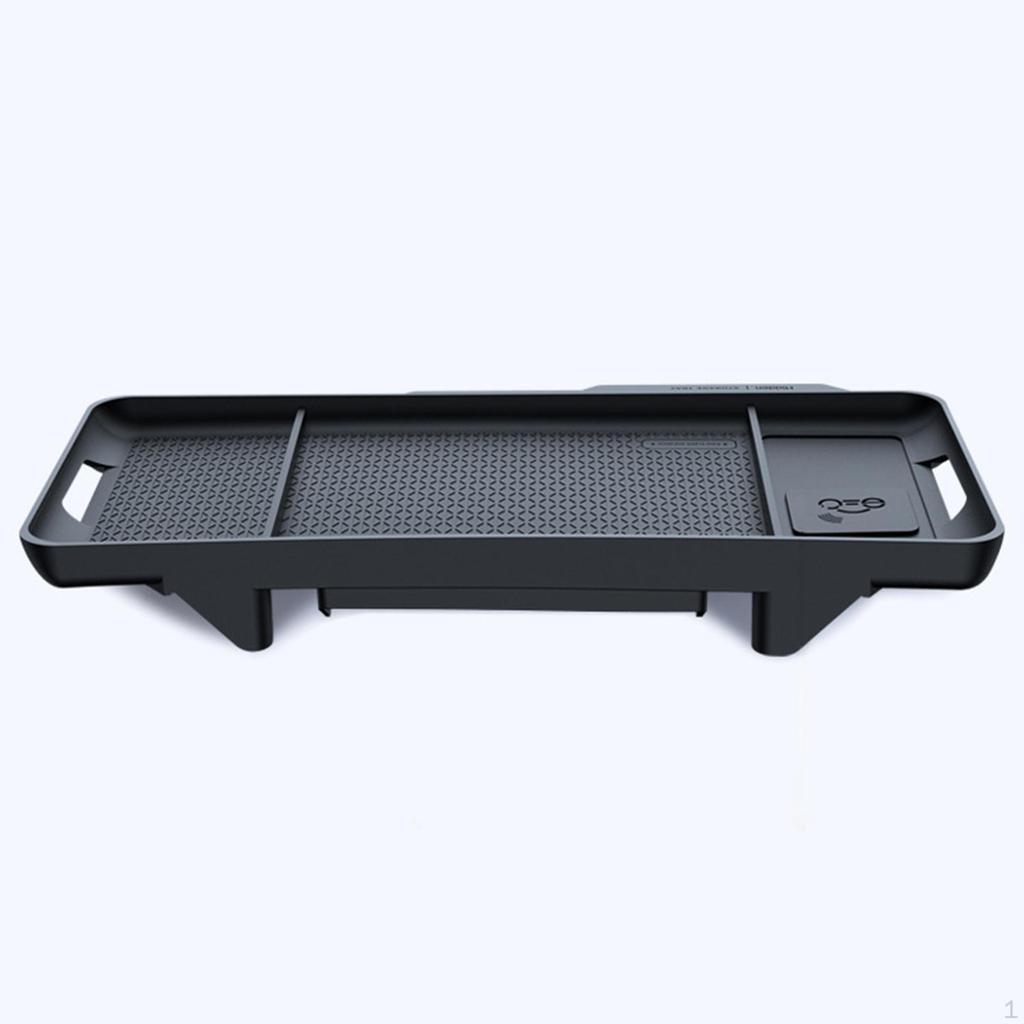 Car Behind Screen Storage Tray Dashboard Organizer for Model 3 Y
