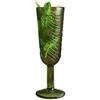 Champagne Glass, Wood Slice Pattern, Arbre Green Design