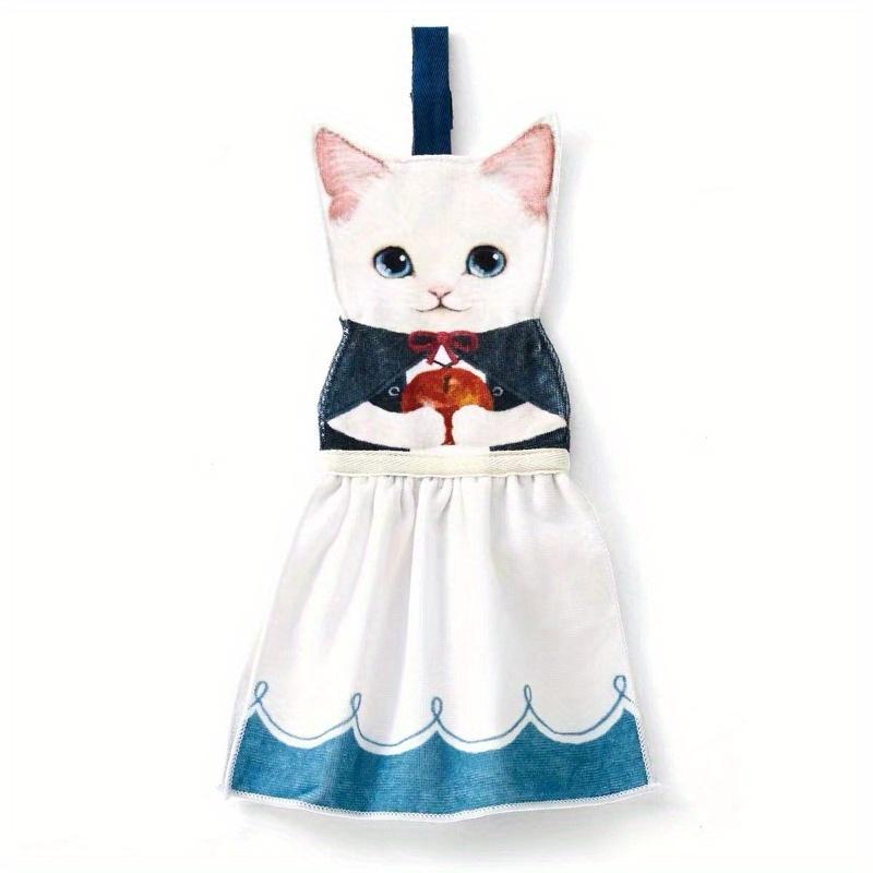 

Adorable Hanging Towel Handkerchief Princess Fairy Tale Series Hand Towel 35X15CM сніг білий колір