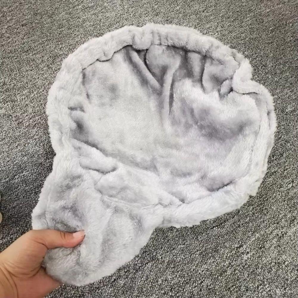 Comfortable Hanging Cat Nest Soft Plush Cat Basket Solid Color Basketball Net Cat Sleeper  Indoor