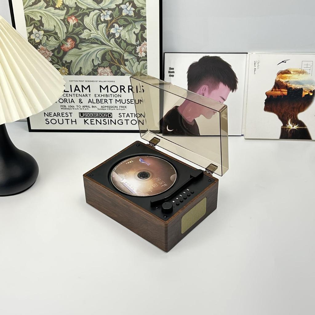 Bluetooth CD Player & Home Speaker - Multi-Function Music & Album Player