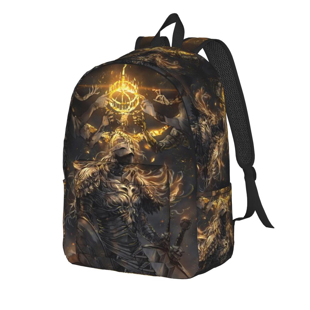 Fashion Elden Ring Backpack Mochilas Solid High School Large Capacity Rucksack