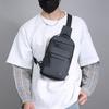 Men's Multi-Layer Chest Bag - High-Quality Nylon Crossbody Sling for Daily Commuting & Outdoor Activities