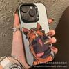 Tongue Horse for Apple 15 Color Silver iPhone14promax Creative 13/11 Matte 16 Protective Case 17