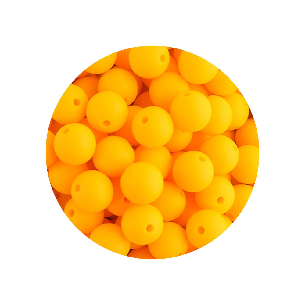 Kovict 9MM 40-80Pcs Round Silicone Bead 9MM Food Grade For Jewelry Making DIY Bracelet Pacifier Chain Accessories