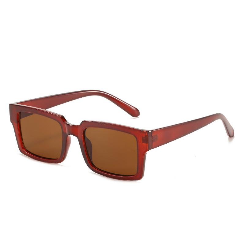 2020 Square Sunglasses, Versatile Black Square Glasses, Simple Small Clear Sunglasses For Women