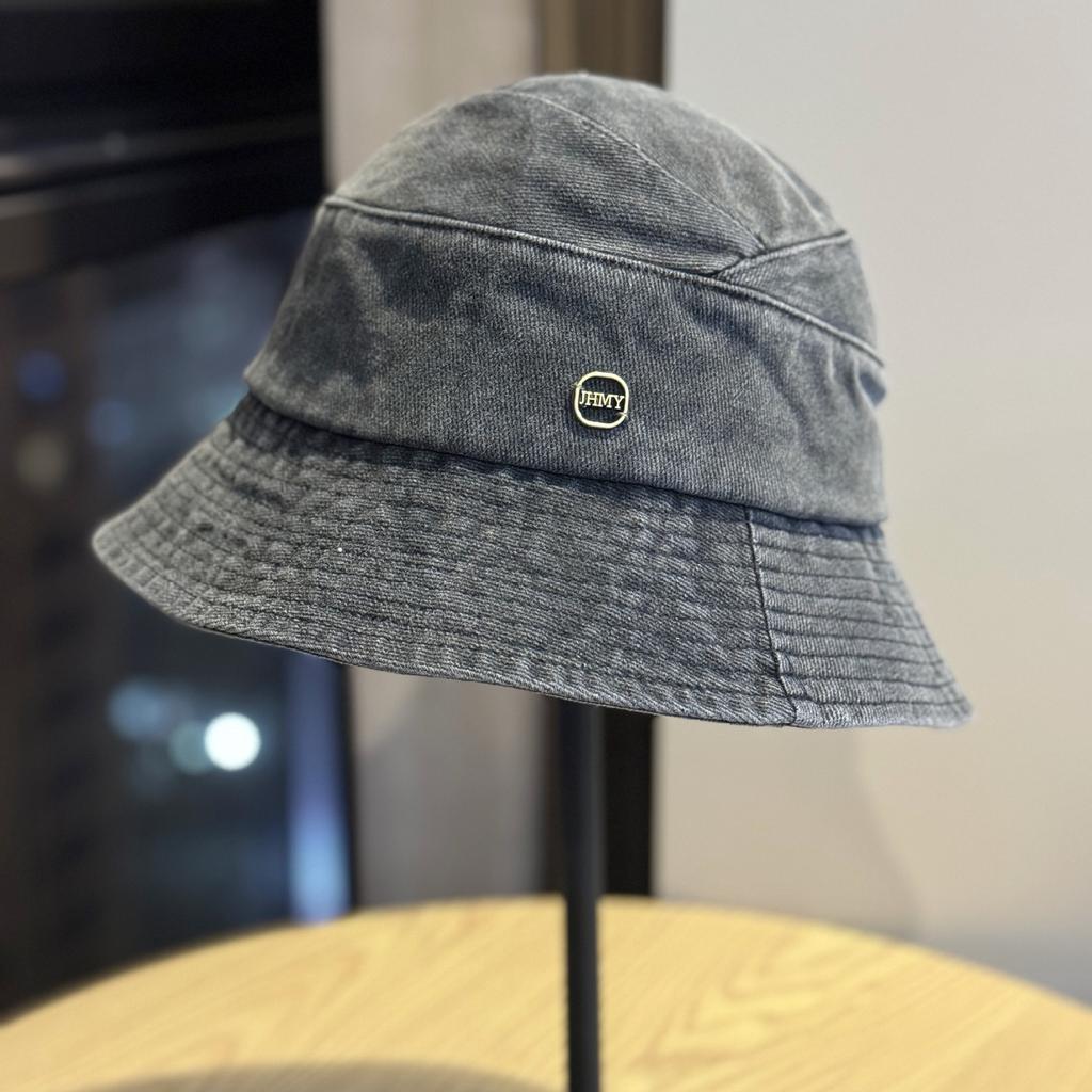 2026Simple retro washed distressed fisherman hat for women, new spring-summer style, makes the face look smaller, versatile sun-shading bucket hat