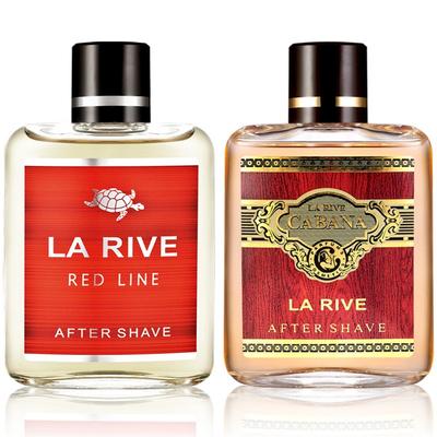 LaLive Men's Aftershave Skin Full Line 100ml*2 Types, 01_Red Line Aftershave, 02_Cavana Aftershave, 100ml, 2 Pieces