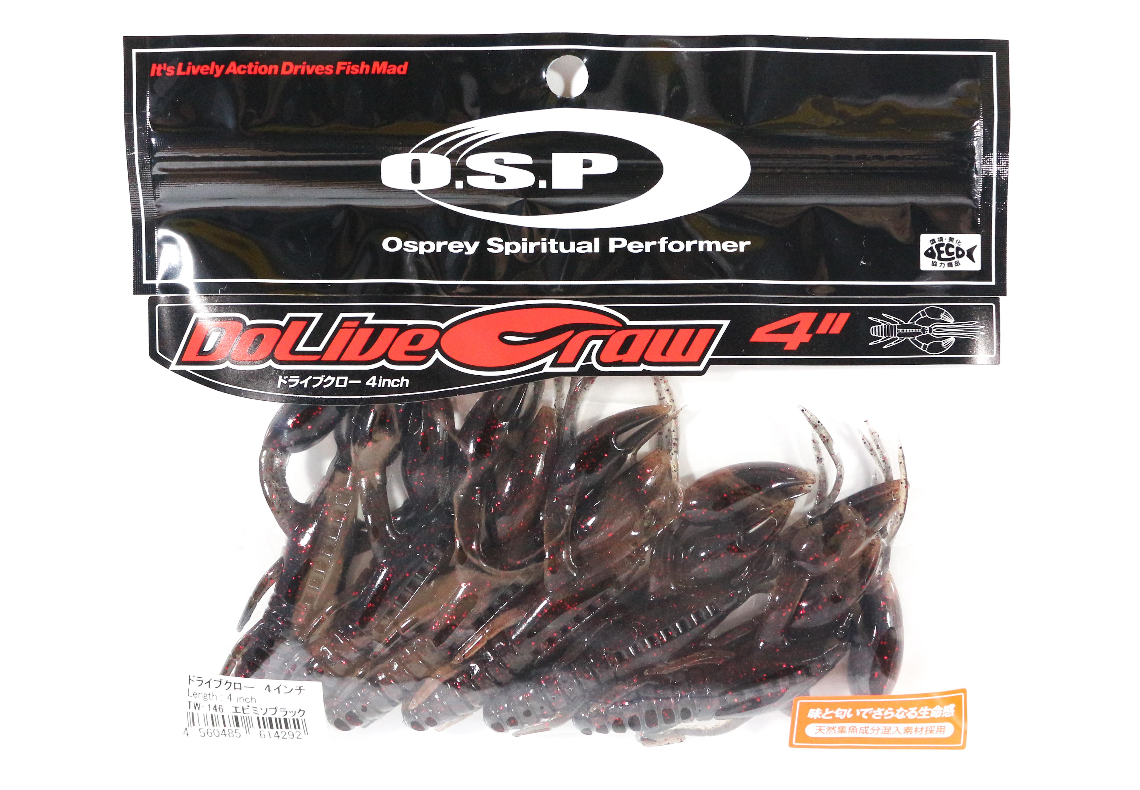 

Мягкая приманка OSP Dolive Craw 4 дюйма TW-146 (4292)