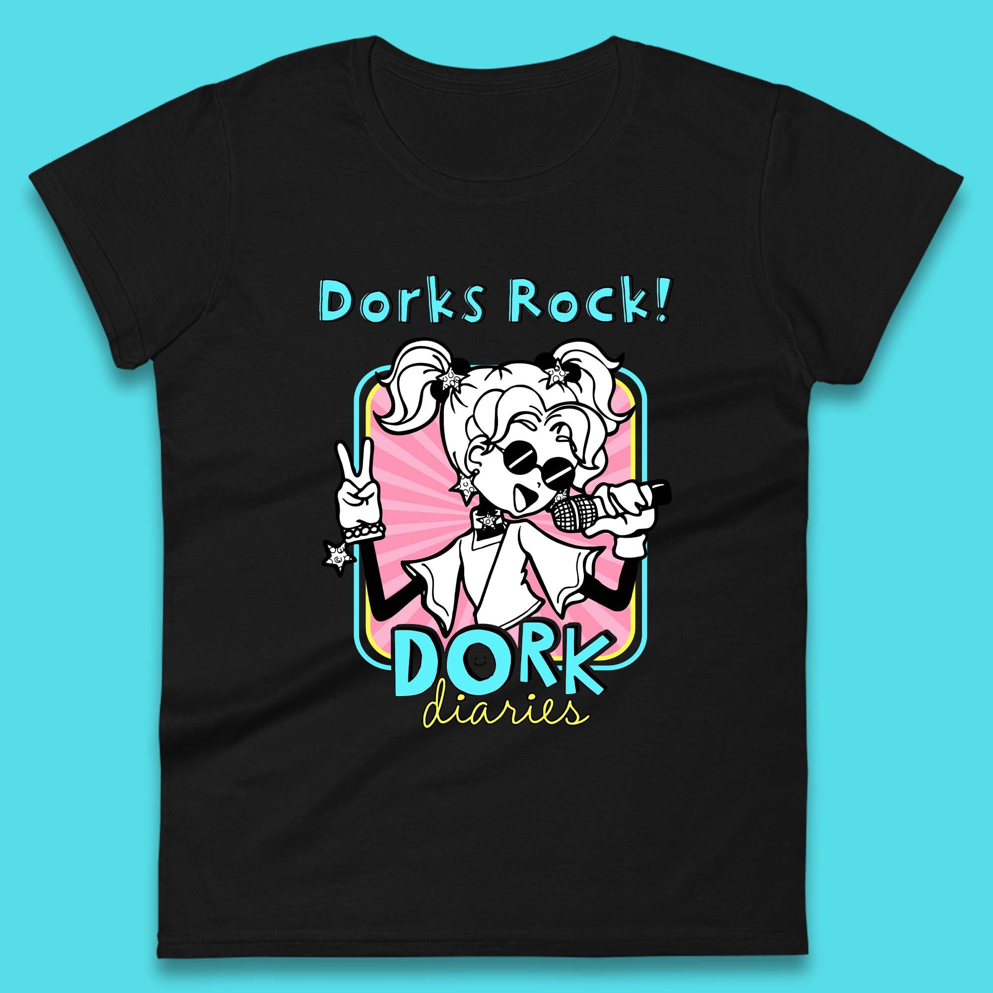 Dorks Rock Dork Diaries Womens T-Shirt Mens Tops Tees Unisex M
