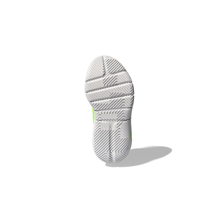 Adidas Rapidazen C Comfortable Abrasion Resistant Low top Kids' Running Shoes Black Green Children Aged 3 7 Years Old GY6651