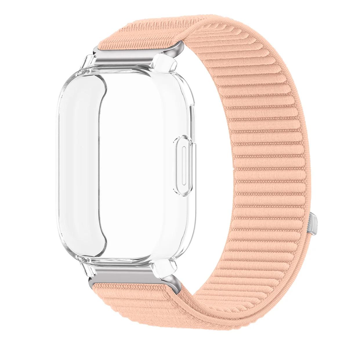 

Мягкий нейлоновый ремешок + чехол из ТПУ для Redmi Watch 5 Active Protector спортивная накладка для Xiaomi Redmi Watch5 Lite аксессуары для браслета Redmi Watch 5 Active
