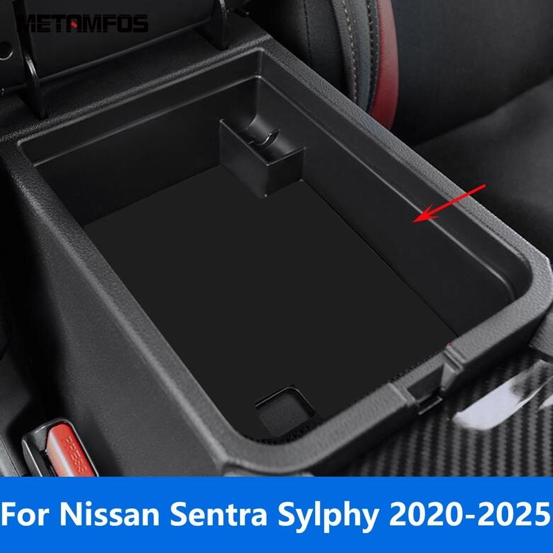 

For Nissan Sentra Sylphy -2024 2025 Center Console Armrest Storage Box Tray Pallet Organizer Container Locker Accessories