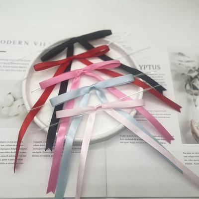 Hand-Typed, Polyester Ribbon, T-Bow, Finished Ribbon Bow, Gifts, Perfume Accessories