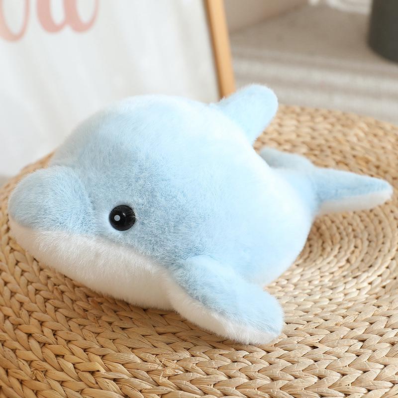 Adorable Dolphin & Orca Plush Ocean Animals - Stuffed Shark & Seal Doll for Children, Perfect Birthday Gift