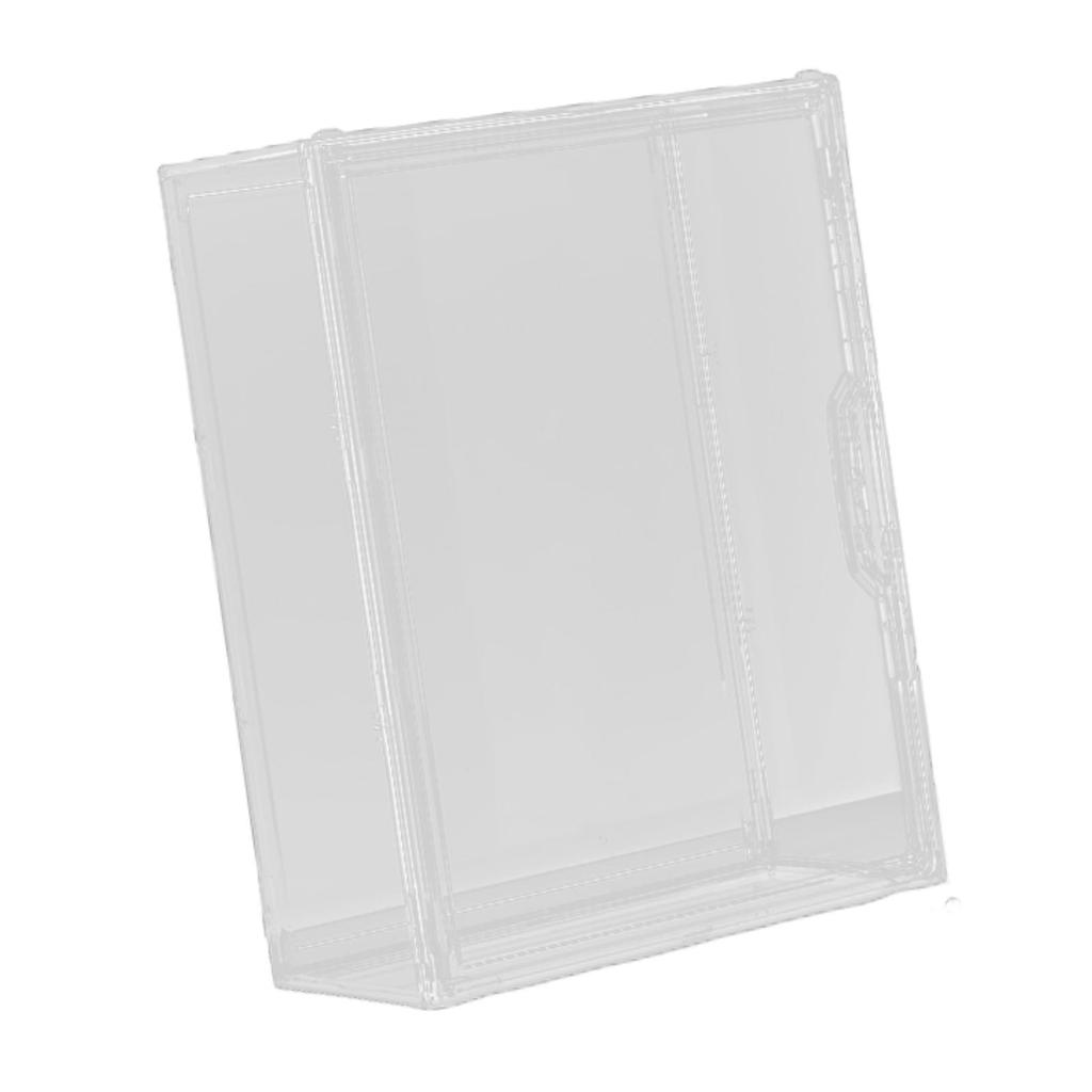 Action Figure Display Case Storage Box Container Desktop Organizer Clear Cabinet for Miniatures Models Cars Collectibles Shop