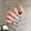 Verlaufende Bernstein-Goldfolie Abnehmbare Nagelsticker - Herbst/Winter-Kollektion