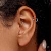 D Shape Ear Cartilage Piercing CZ 16G Nose Ring Hoop Septum Ring  Conch Helix Piercing