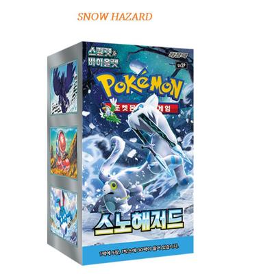 POKEMON Karty Zagrożenie Śnieżne Booster Box sv2D 30 paczek
