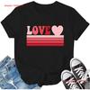 Valentines Day T Shirt For Unisex Valentines Love Heart Vintage Top For Everyday Wear Graphic Designer Clothes Soft