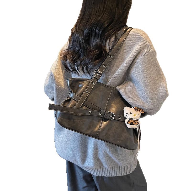Maillard Retro Women's Underarm Bag - Autumn/Winter 2025 Trendy Niche Tote, Simple Commuter Style.