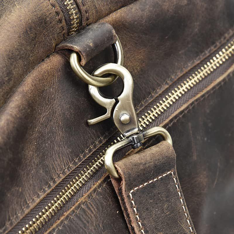 New Classic Vintage Leather Travel Duffel Bag | Genuine Buffalo Leather | Spacious and Stylish | Handmade with Heavy Duty Craftsmanship