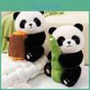 Plüschtier Panda aus kurzem Plüschmaterial für Kinder und Mädchen, Geschenk oder Geburtstagsgeschenk