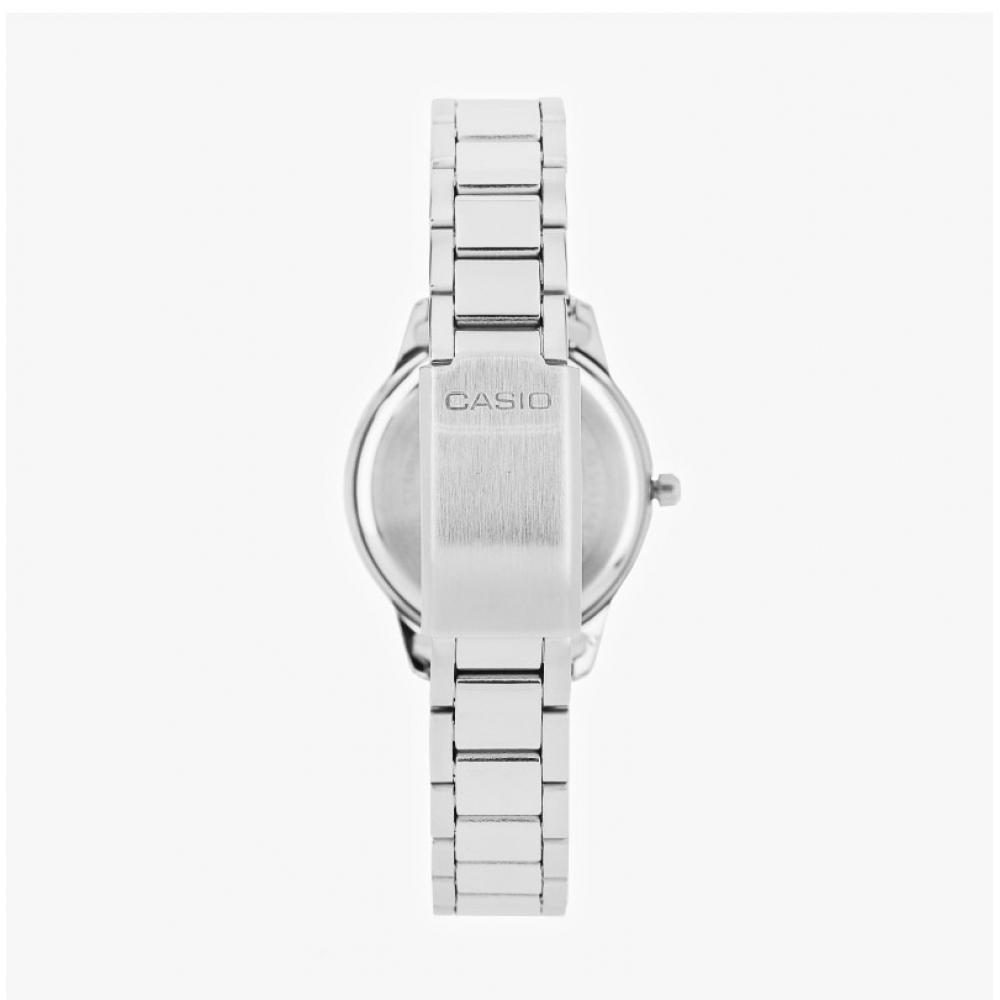 Casio Ltp 1303d 1avdf  Ltp 1303d 1a  Analog Sat Student Dame Metallklokke