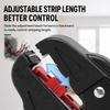 Wire Stripper and Cutter with Adjustable Insulation Length and Tension, Manual Hand Tool with a Stripping Jaw and Separate Steel Cutter
