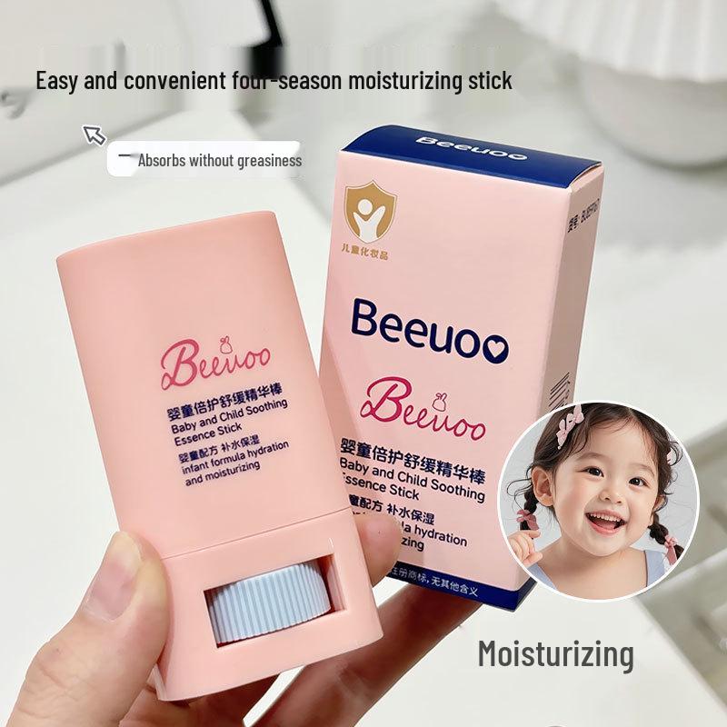 Beeuoo Успокаивающий увлажняющий стик-крем для детей - Нелипкий, против сухости, для всего тела