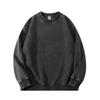 Washed Batik Hoodie Heavyweight American Vintage Loose Plain Color Long Sleeve Trendy Unisex