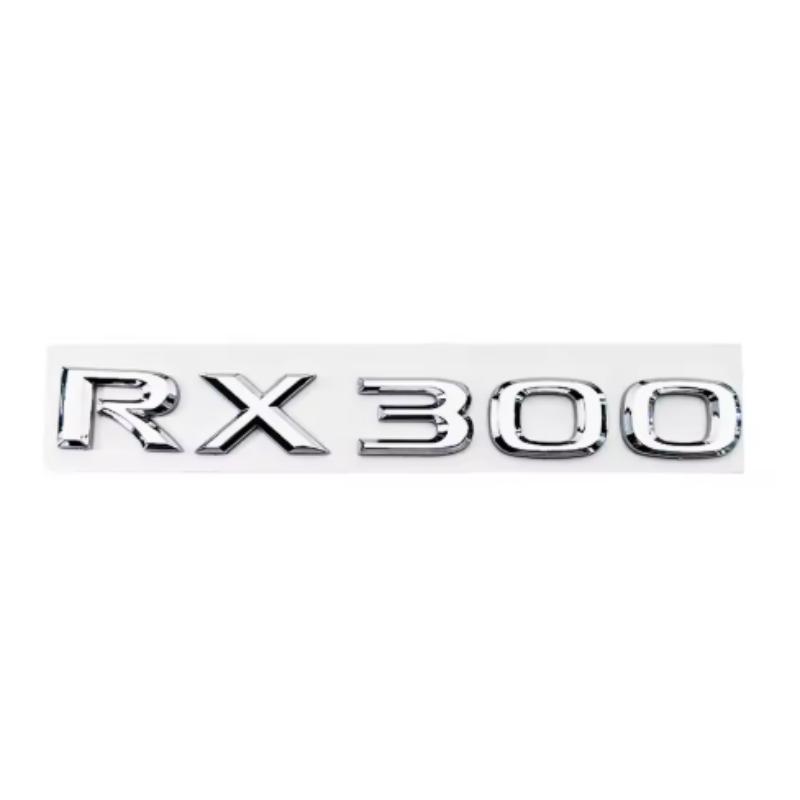 3D ABS Logo For Lexus GX470 LX570 LX600 RX350 RX300 Emblem Number Letters Sticker Car Trunk Badge Adhesive Decal Accessories AEM1