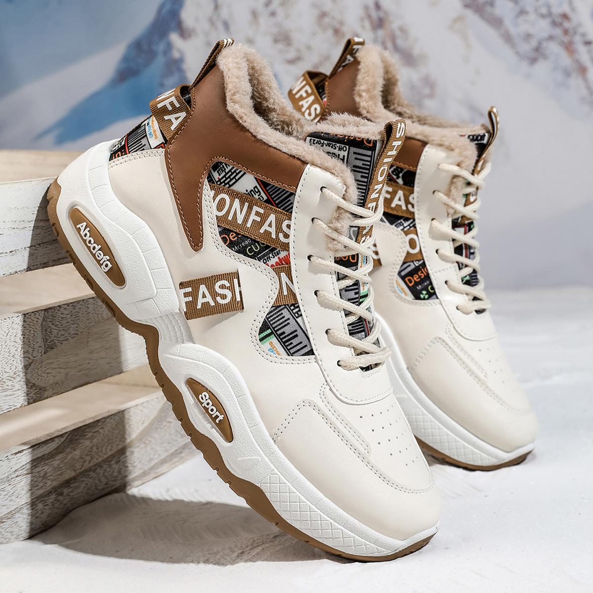 

мужские новые сноубутсы, кожаные ботинки с высоким голенищем, морозостойкие, популярные осенью и зимой, износостойкие для улицы, w 39