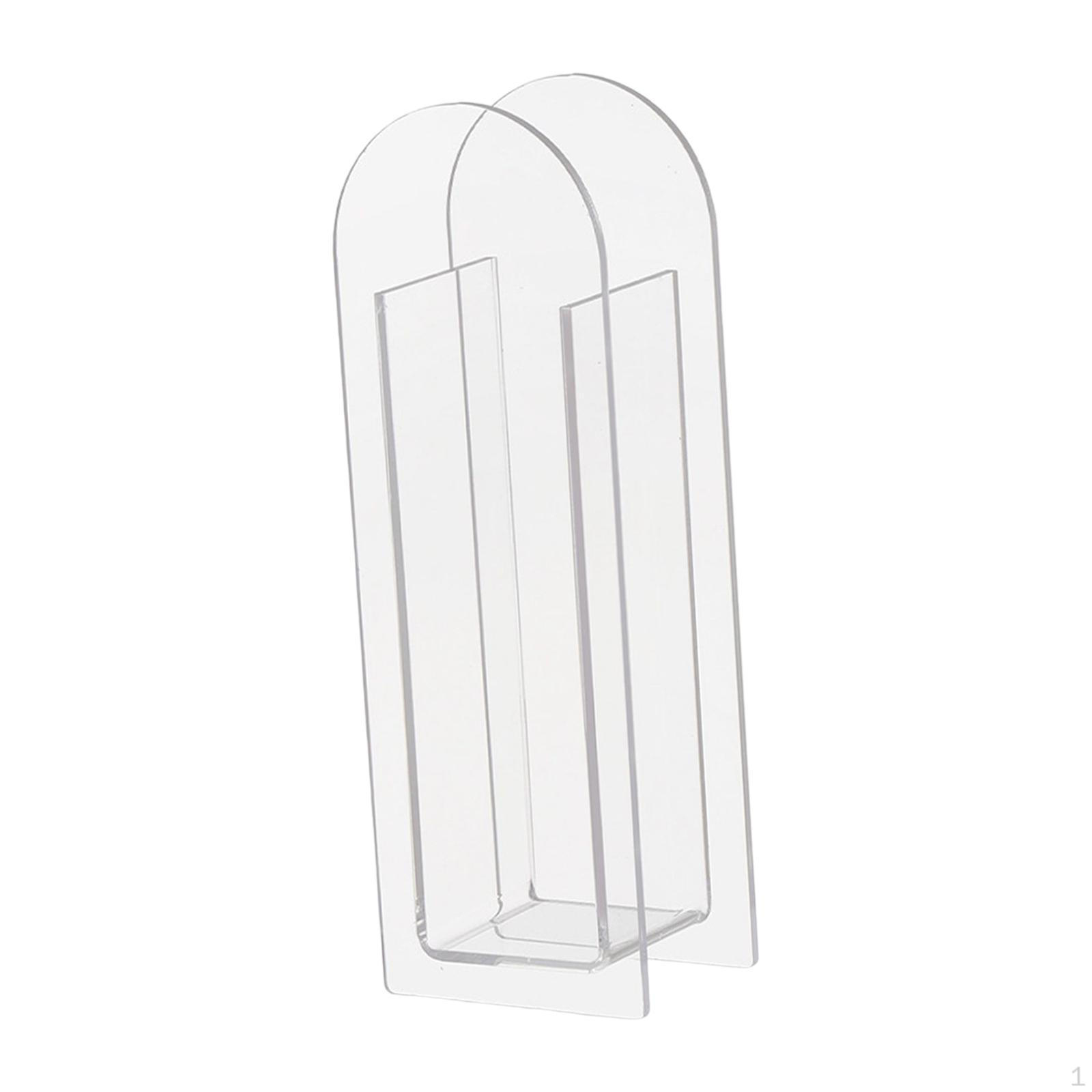 Acrylic flower buckets Clear Vase Modern Aesthetic Transparent Bud Vases Style A