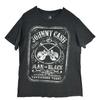 Johnny Cash Man In Black Grafik T-Shirt Herren Größe L Grau Country Musik T-Shirt