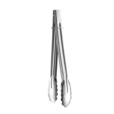 9-inch 410 Stainless Steel Food Tongs